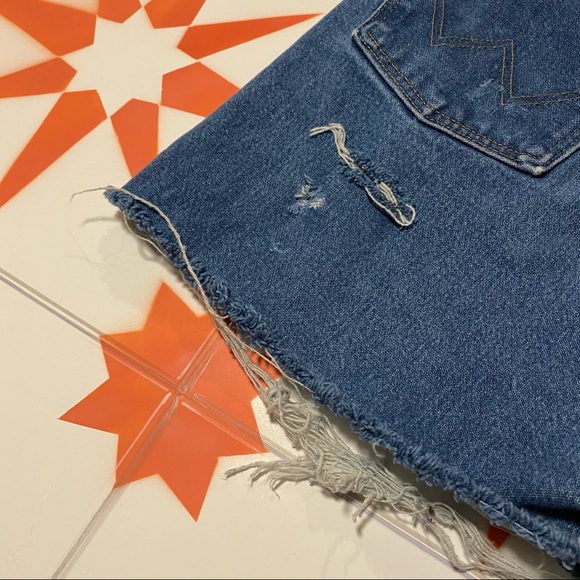 Wrangler True Blue High Rise Denim Cutoffs - Picture 4 of 6